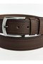 Trendy Picks from Kübra Butik: Faux Leather Men's Belt with Metal Buckle - 3