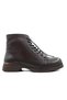 37153 Genuine Leather Brown Women's Boots