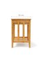 Bamboo Side Table with Drawer - 5