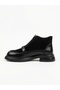 AC669264-01 Women's Casual Boots with Flexible Rubber Sides and Short Cuffs - 6