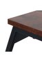 C-shaped side table with newspaper rack - 6