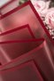 Red Flower Wrapping Paper / Red Border, 4-Pack Bouquet Wrapping Paper, Waterproof Flower Wrapping Paper - 6
