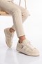 Children's Sneakers with Velcro, Coop, Beige - 3