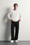 Men's Basic Crew Neck Oversized Sweatshirt - 2