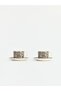 Leopard-Patterned 2-Piece Porcelain Coffee Cup Set - 5