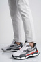 Men's Sneakers 2493 White-Black-Red - 3