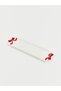 Rectangular Serving Plate with Bow, 28 cm - 3