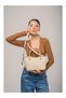Unisex Shoulder Bag Ccs London 17844 Beige - 3