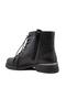 37153 Genuine Leather Black Women's Boots - 4