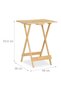 Foldable Bamboo Side Table - 4
