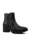 92168 Genuine Leather Black Women's Boots - 2