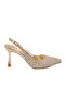 Women's Evening Shoes 022 Gold - 2