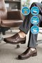 Men's Casual Shoes, Genuine Leather, Sensitive 3607-1, Brown