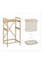 Bamboo Laundry Shelf with 2 Baskets - 7