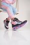 Girls' Boots with Velcro Straps, Montana, Black and Pink, Sizes 31–36 - 3