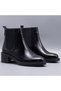 Adreanna Women's Genuine Leather Patent Leather Boots 2325-3 - 2