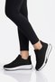 Black and White Knit Unisex Sneakers Molen 118 G - 3