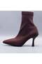 Camirly Women's Scuba Heeled Boots 8080-4