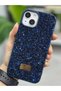 غطاء سيليكون لامع ومرصع بالكريستالات بتصميم ماسي، متوافق مع هواتف iPhone 13 و 14. - 2