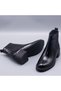 Adreanna Women's Genuine Leather Patent Leather Boots 2325-3 - 5