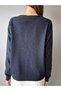 Button Detailed Oversize Cardigan - 7