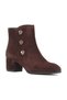 AC103-5 Genuine Suede Leather Comfortable Women's Zip-Up Boots - 4