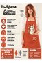 Premium Kitchen Apron Set - Paticino 2-Piece Cat-Printed Kitchen Apron Set - 3