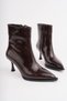 CELİNES POINTED-TOE ZIP-UP BOOTS WITH STILETTO HEELS & ANKLE BOOTS - 3