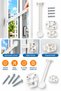 Adjustable Door and Window Wooden Frame Child Safety Lock PVC Window Child Lock PVC Window Lock - 2