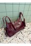 Women's Shoulder Bag with Two Side Pockets - 6