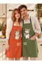 Premium Kitchen Apron Set - Paticino 2-Piece Cat-Printed Kitchen Apron Set - 2