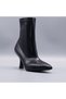 Camirly Women's Scuba Patent Leather Heeled Boots 8080-05SR - 6