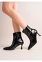 CELİNES POINTED-TOE ZIP-UP BOOTS WITH STILETTO HEELS & ANKLE BOOTS
