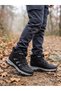 Boy's Mechanism Lace-Up Fur Lined Non-Slip Sole Winter Boots