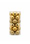 Christmas Tree Ornaments, Set of 24, 4 cm Christmas Balls, Christmas Decorations, Gold Christmas Balls - 3