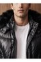 MEN'S WINTER Fur-Trimmed Hooded Coat - 8