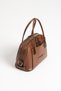 Luna Women's Mini Adjustable Strap, Zipper-Closure, Stylish Hand and Shoulder Bag, Tabac Matte - 4