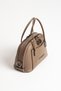 Luna Women's Mini Adjustable Strap, Zipper-Closure, Stylish Hand and Shoulder Bag in taupe color - 4