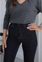 Navy Blue Flared Jeans - 5