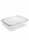 20 Eva 1250 CC Leak-Proof Clear PET Food Containers with Flat Lids for Salads, Appetizers, and Yogurt - 2