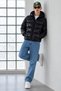 Men's Shiny Puffer Coat with Zippered Pocket, Hood, and Cuff - 6