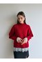 Knitted Sweater with Lace Sleeves and Lace Skirt - 6