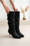 Women's Bell-Top, Pointed Toe, Stiletto Heel Stylish Boots - 3