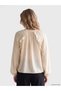Trendy Picks from Kübra Butik: Tie-Detail, Ruffled Chiffon Blouse with a Roba Collar - 5