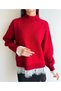Knitted Sweater with Lace Sleeves and Lace Skirt - 7