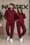 3-Thread Hooded Kangaroo Pocket, Brushed Inside, Elasticated Hem Regular-Fit Top and Bottom Set
