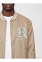 Trendy Picks from Kübra Butik: STANDARD Fit Suede Men's College Jacket - 4