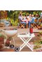 Small White Folding Table - 2