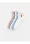 Trendy Picks from Kübra Butik: Striped Girls' Ankle Socks, Pack of 5