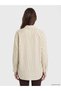 TWO MT SHOP QUALITY LCW Modest Ecru Striped Poplin Women's Shirt-Tunic - 4